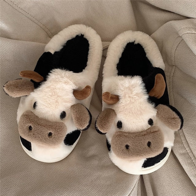 Cute Cow Slippers