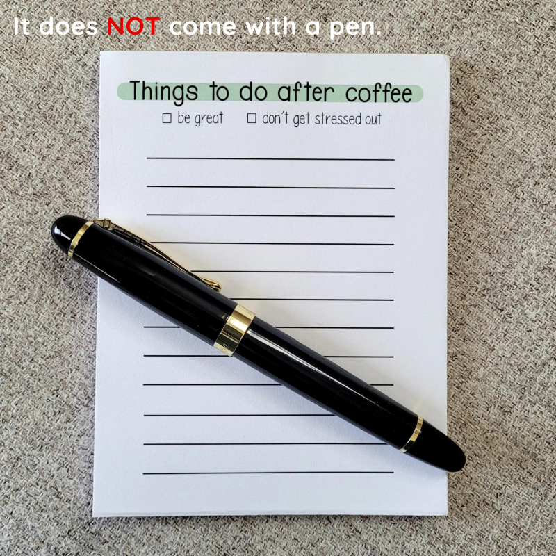 Quirky To-Do List Notepad (50 sheets)