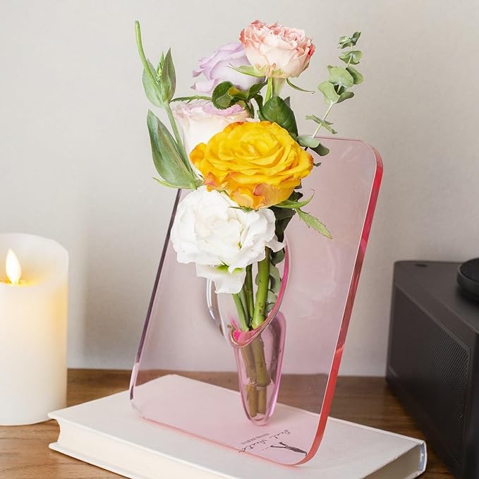 Clear Acrylic Flower Vase