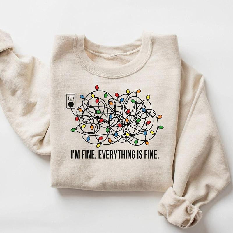Everything is Fine Christmas Sweater