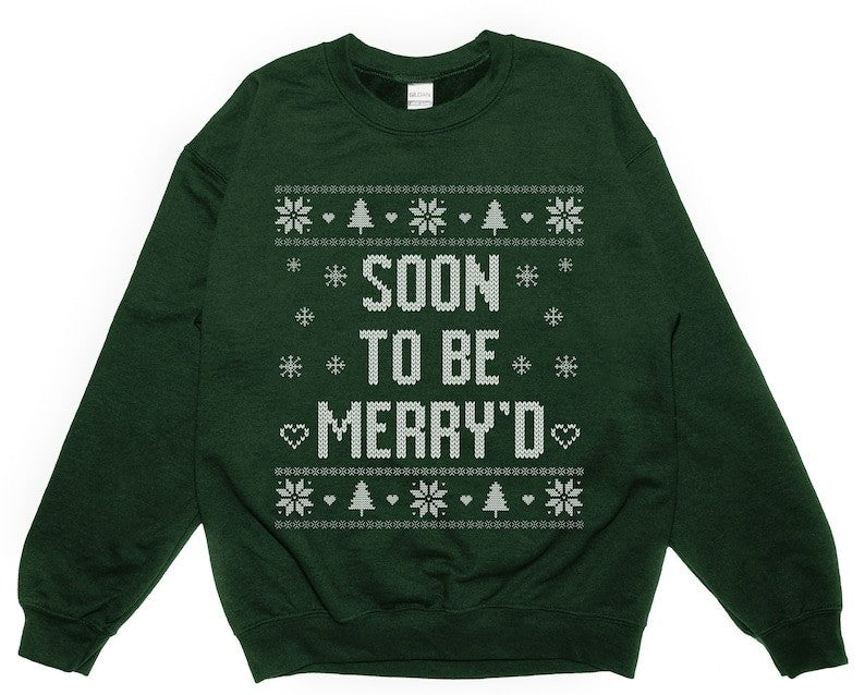 Soon To Be Merry'd Couples Sweatshirts Set