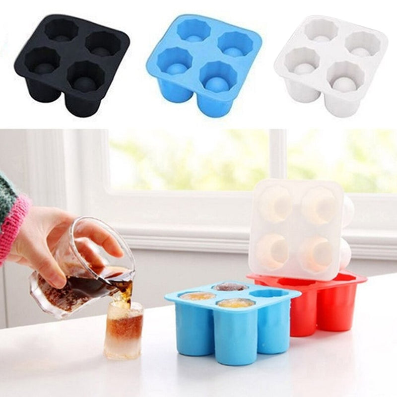 Glass Shape Silicone Ice Cube Maker