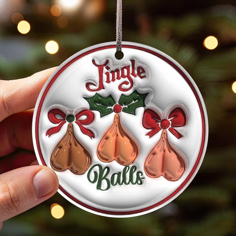 Funny Jingle Ball Ornament