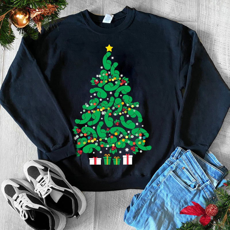 Phallic Ugly Christmas Sweatshirt