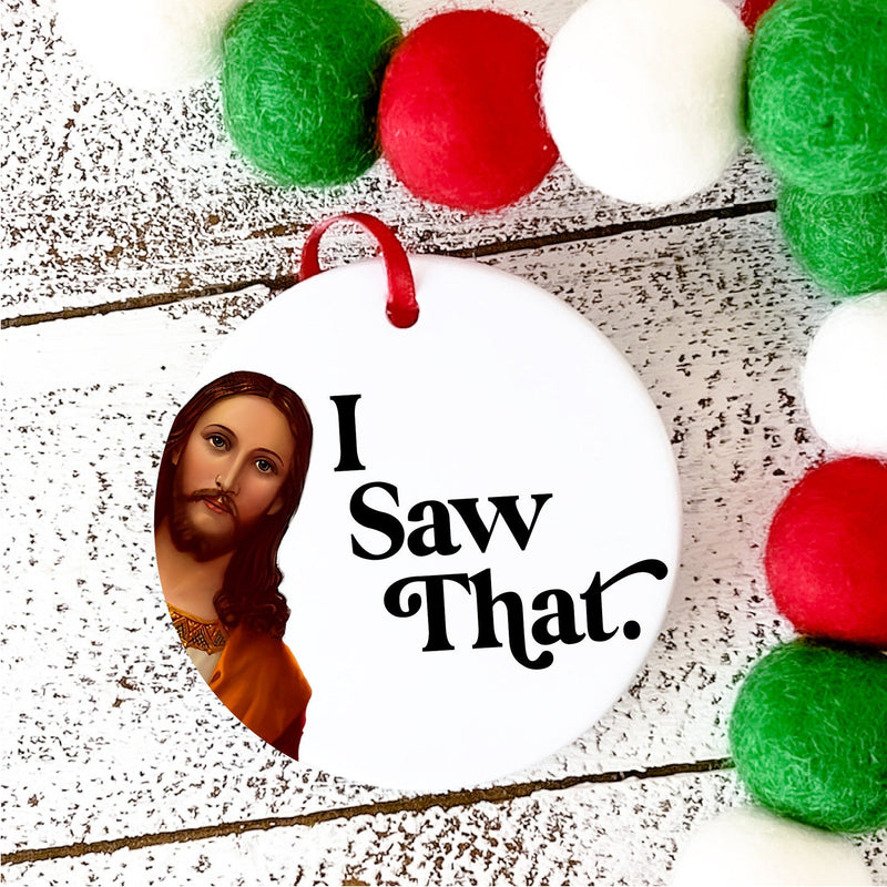 Funny Jesus Ornament