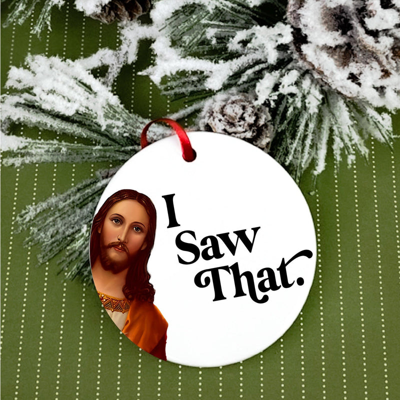 Funny Jesus Ornament