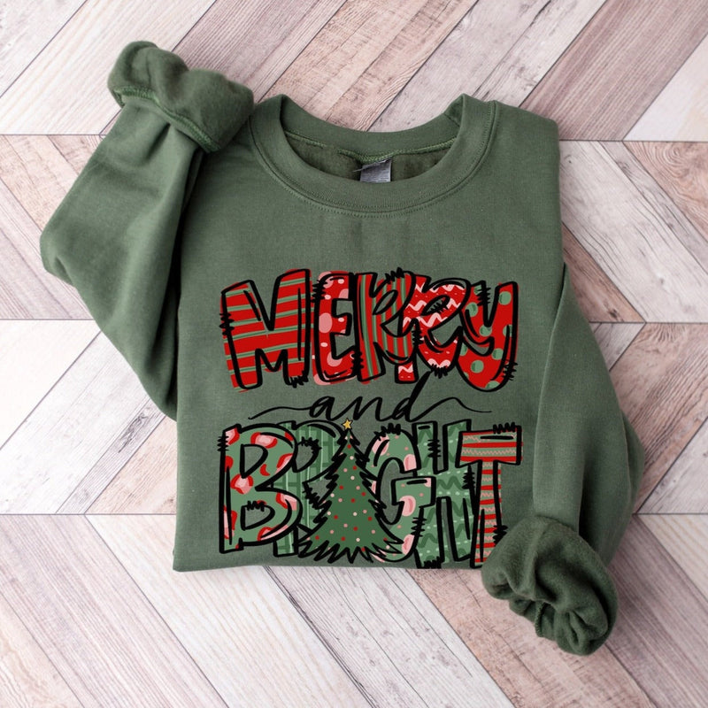 Merry and Bright Christmas Sweater