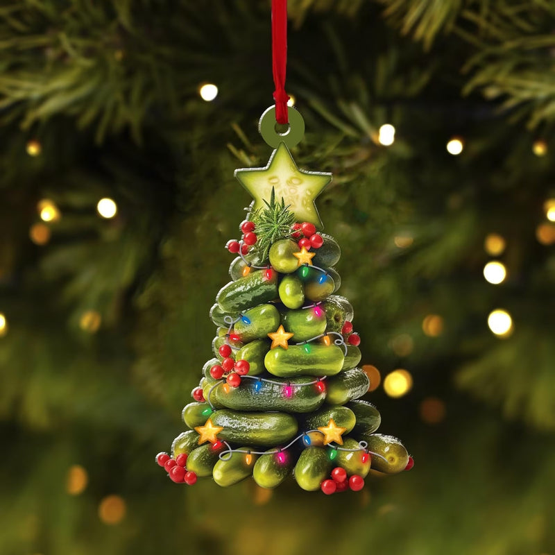 Christmas Pickles Tree Ornament
