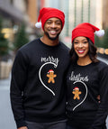Funny Christmas Couple Sweatshirts Set