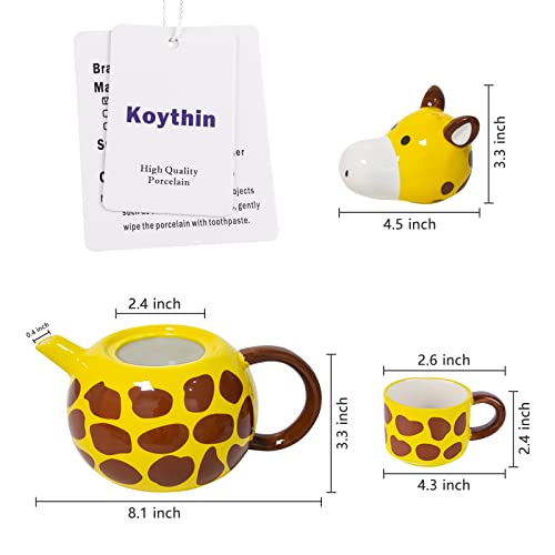 Giraffe Teapot & Cup Set